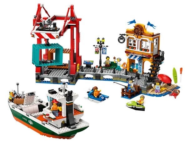 Lego Havneområde med lasteskip 60422