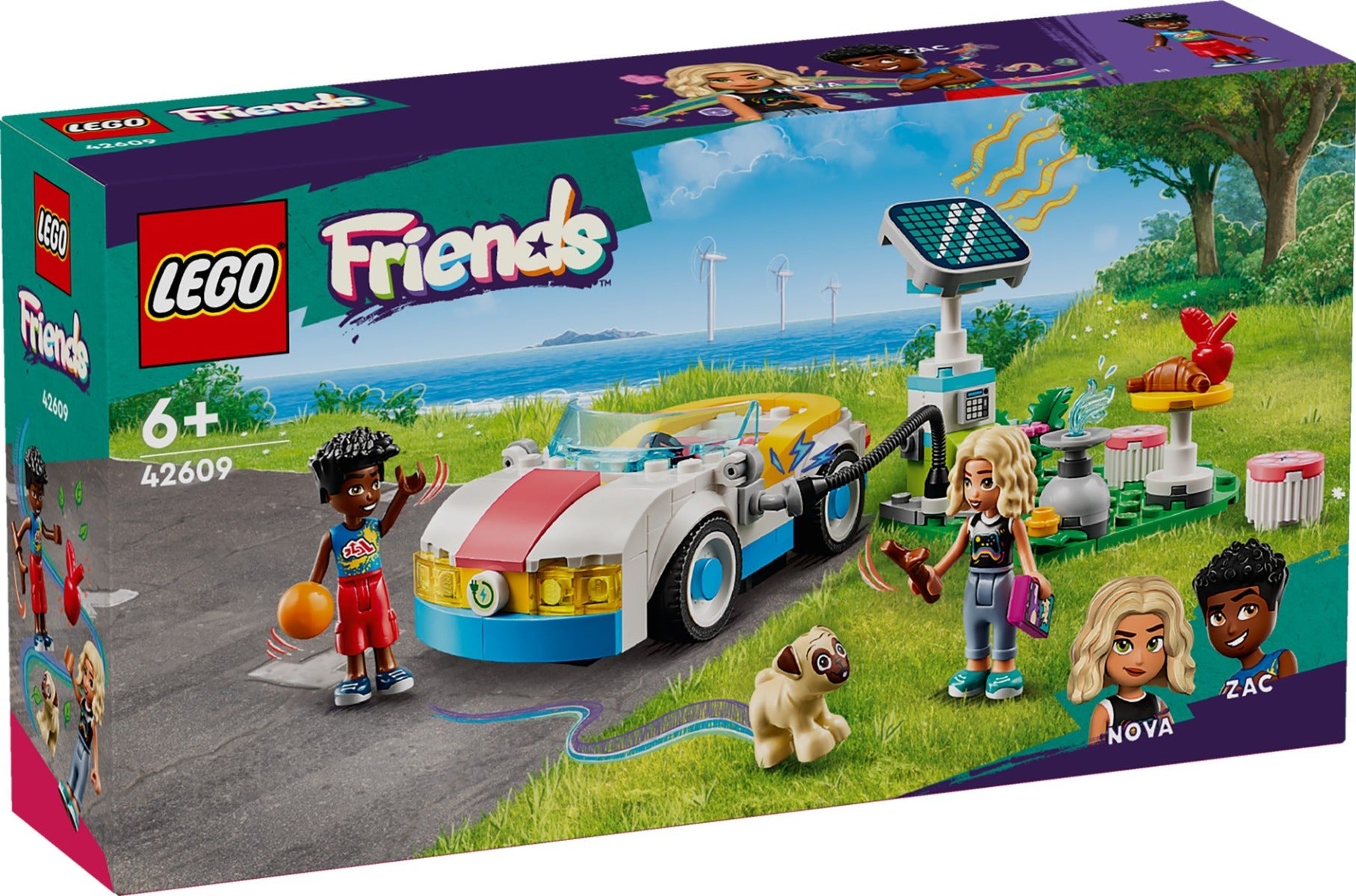 Lego Elbil og ladestasjon 42609