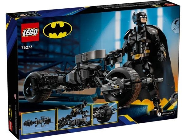 Lego Byggbar Batman-figur og batpod-sykkelen 76273