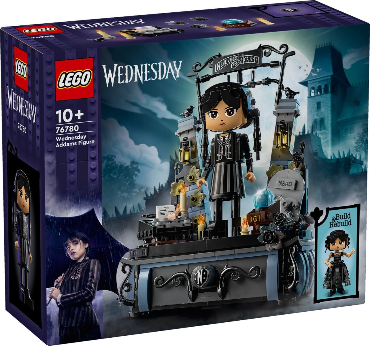 Lego Figur av Wednesday Addams 76780