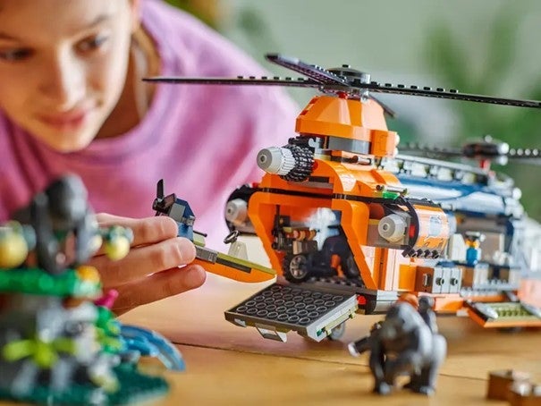Lego Jungelutforskerens helikopter-baseleir 60437