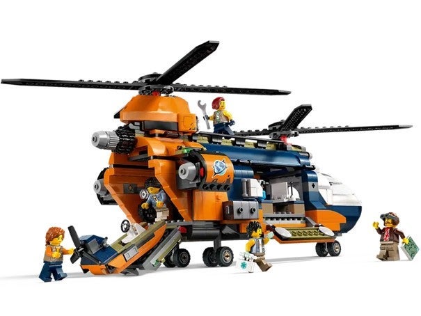 Lego Jungelutforskerens helikopter-baseleir 60437