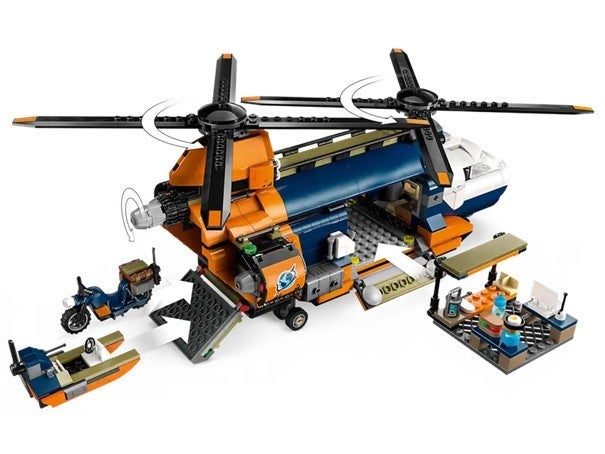 Lego Jungelutforskerens helikopter-baseleir 60437