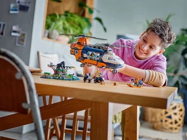 Lego Jungelutforskerens helikopter-baseleir 60437