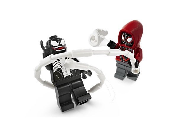 Lego Venom-robot mot Miles Morales 76276
