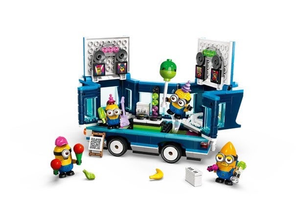 Lego Minions' festbuss med musikkanlegg 75581