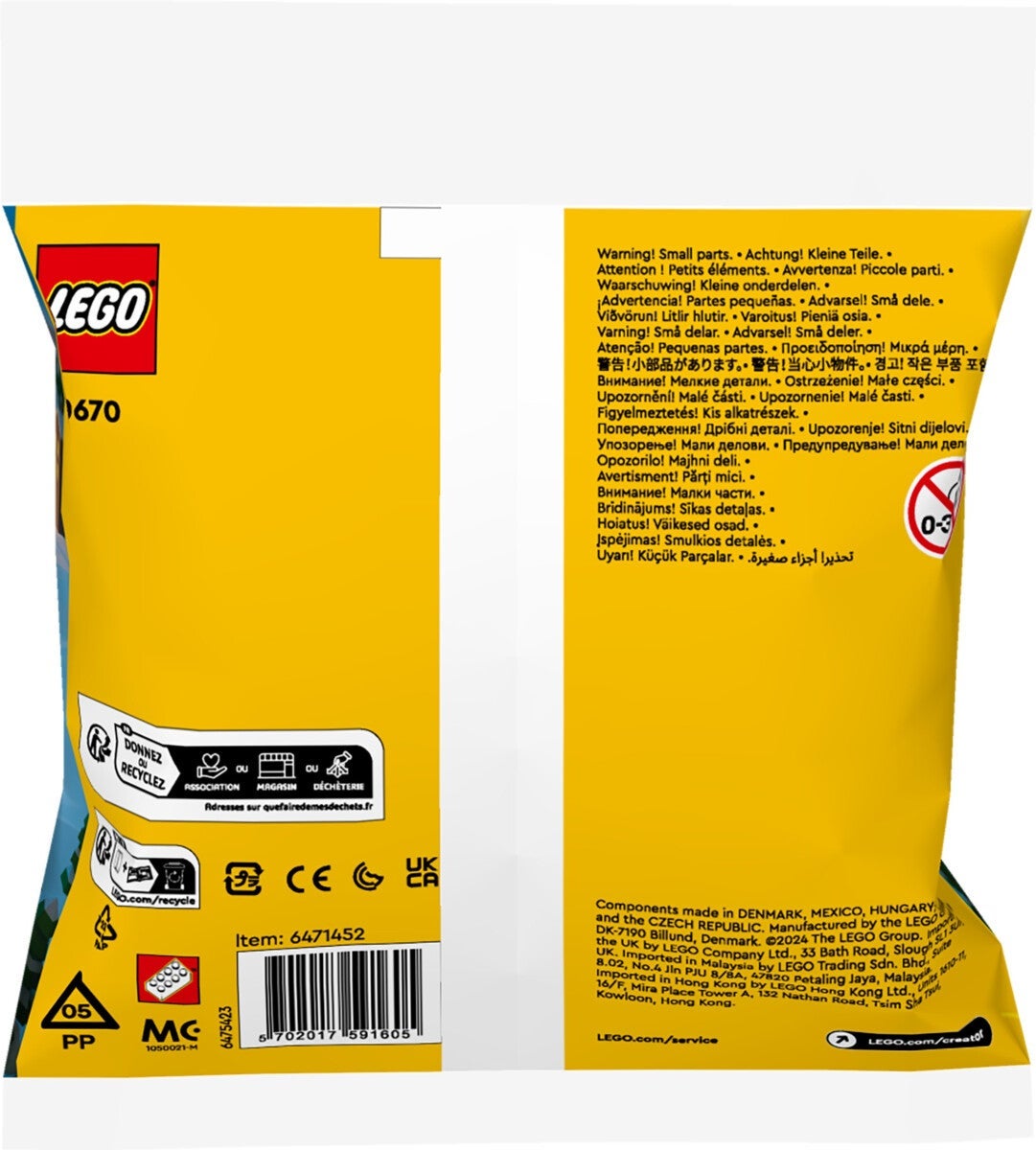 Lego Julenissen med slede 30670