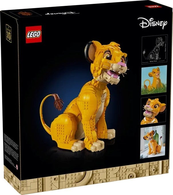 Lego Løvenes konge, Simba, som ung 43247