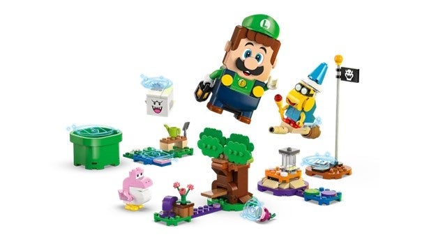 Lego På eventyr med interaktive LEGO Luigi 71440
