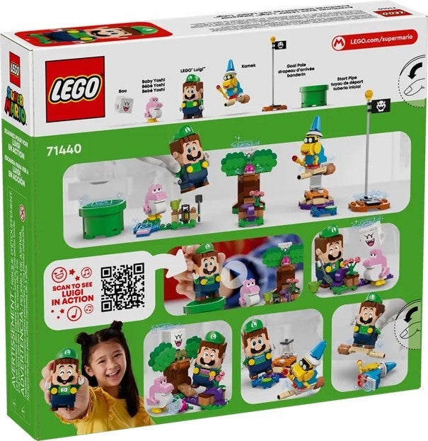 Lego På eventyr med interaktive LEGO Luigi 71440