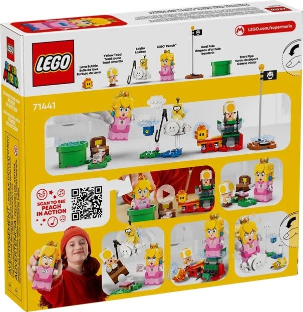 Lego På eventyr med interaktive LEGO Peach 71441