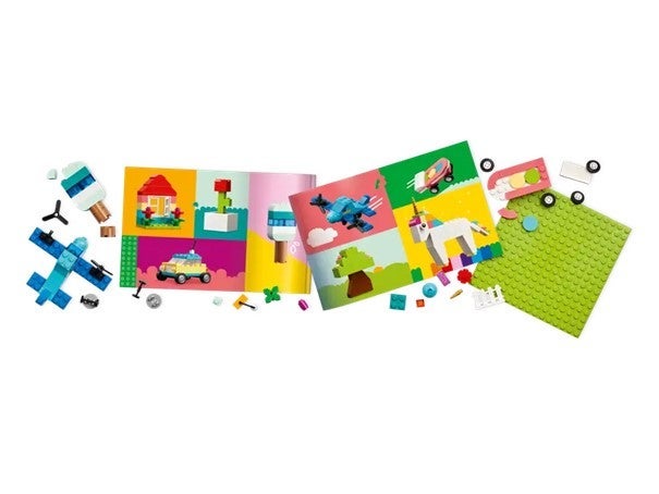 Lego Kreativ bygging med fargerike klosser