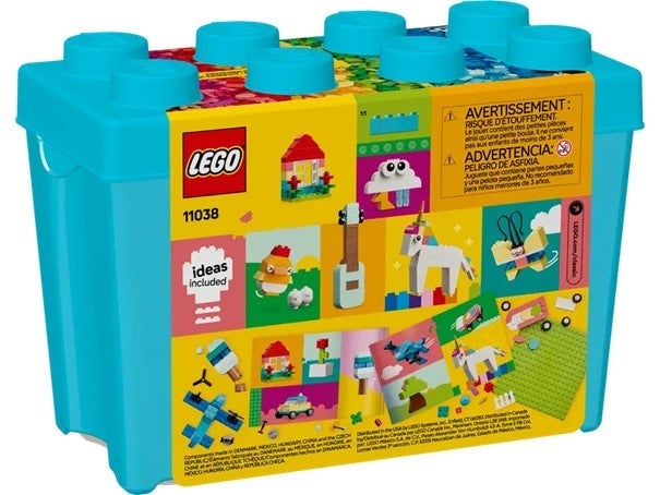 Lego Kreativ bygging med fargerike klosser