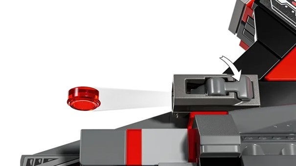 Lego Captain America i kamp mot Red Hulk 76292