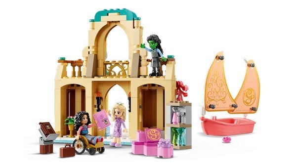 Lego Glinda Elphaba og Nessarose på Shiz Uni 75681