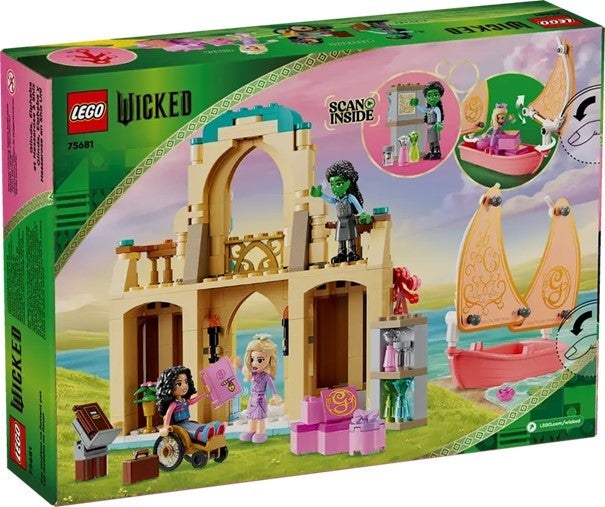 Lego Glinda Elphaba og Nessarose på Shiz Uni 75681