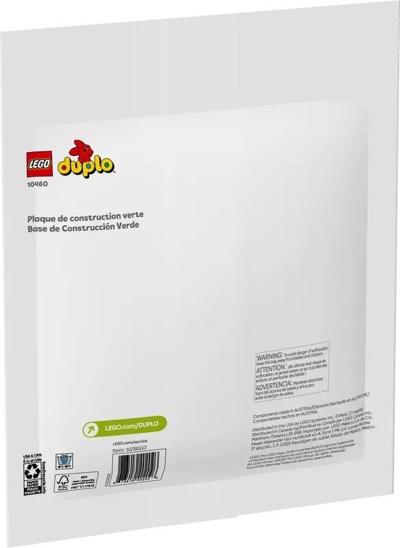 Lego Duplo Grønn byggeplate 10460