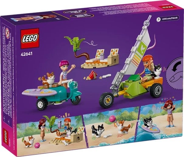 Lego Lekesett med surfende hunder og scooter 42641