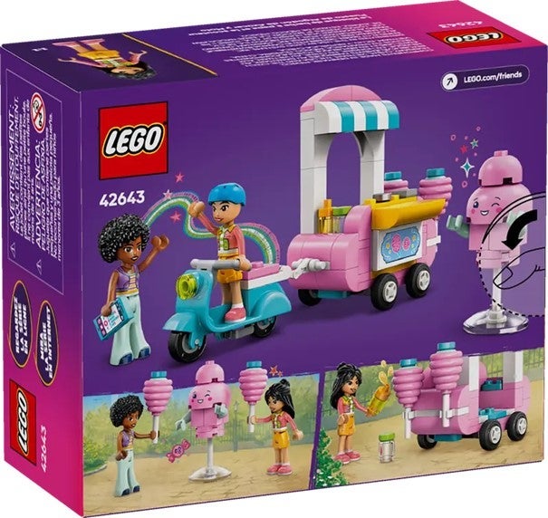 Lego Sukkerspinnkiosk og scooter 42643
