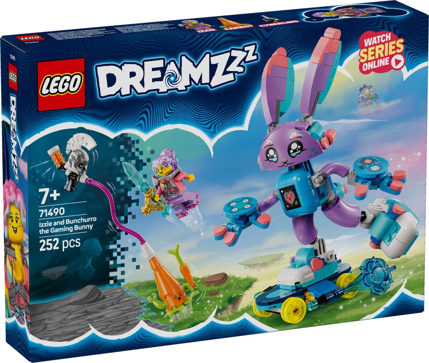 Lego Izzie og gaming-kaninen Bunchurro 71490