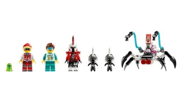 Lego Coopers tigerrobot og Zeros hotrod 71497