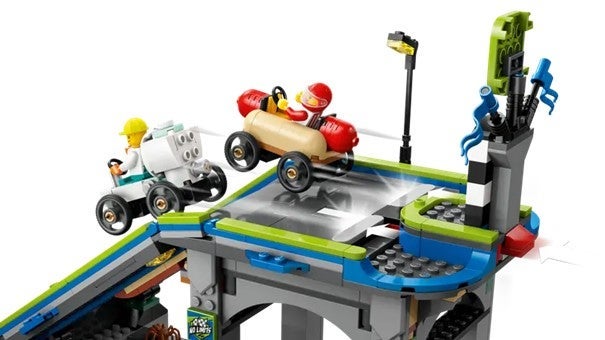 Lego Grenseløs action Racerbilbane med rampe 60460