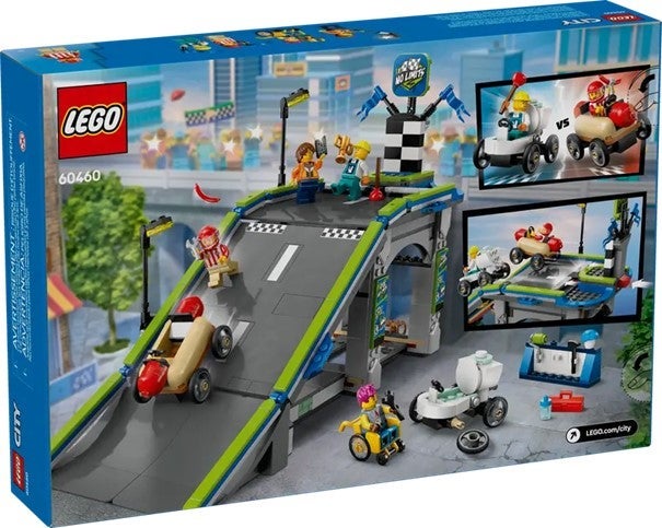 Lego Grenseløs action Racerbilbane med rampe 60460