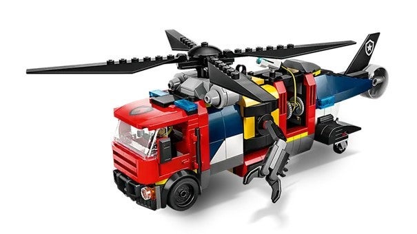 Lego Pakke med helikopter, brannbil og ubåt 60462