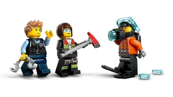 Lego Pakke med helikopter, brannbil og ubåt 60462