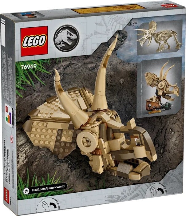 Lego Dinosaurfossiler triceratops-hodeskalle 76969