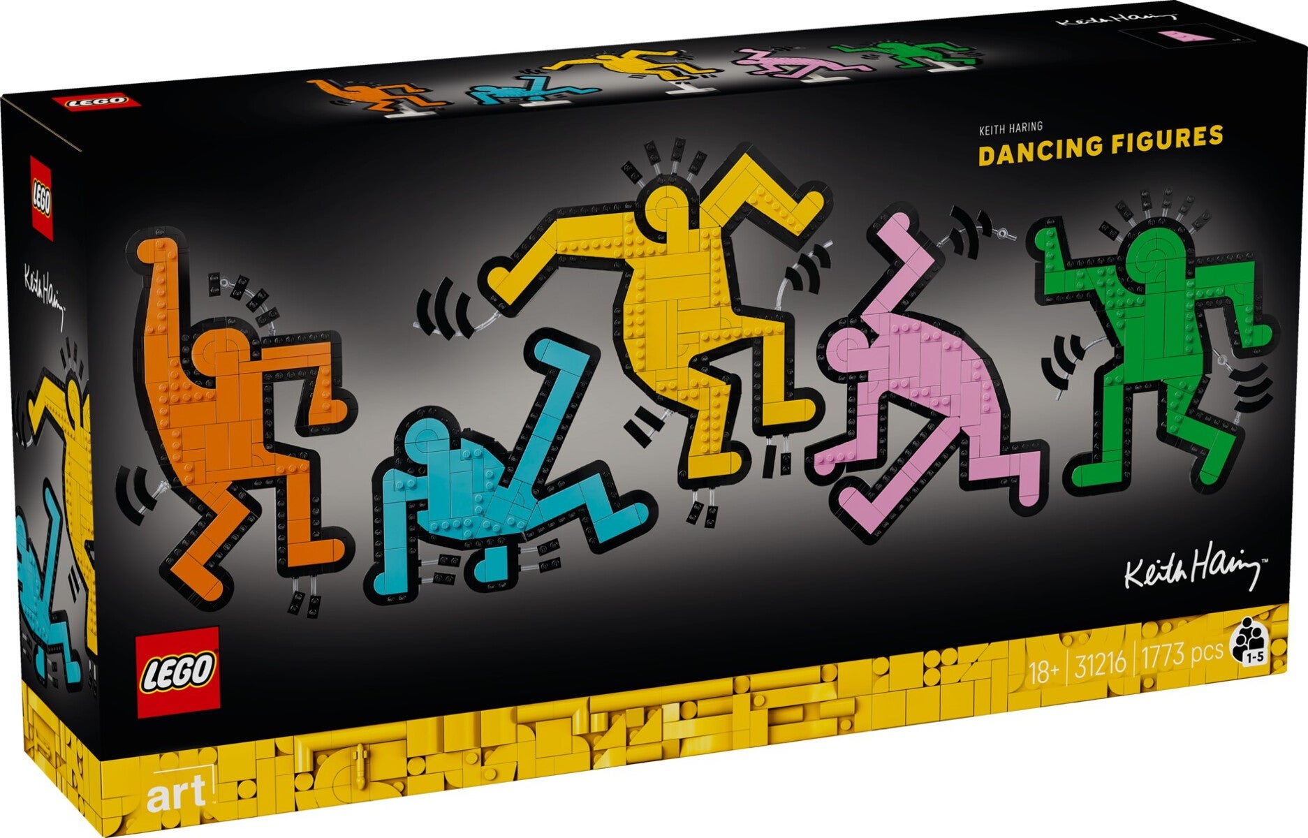 Lego Keith Harings dansende figurer 31216