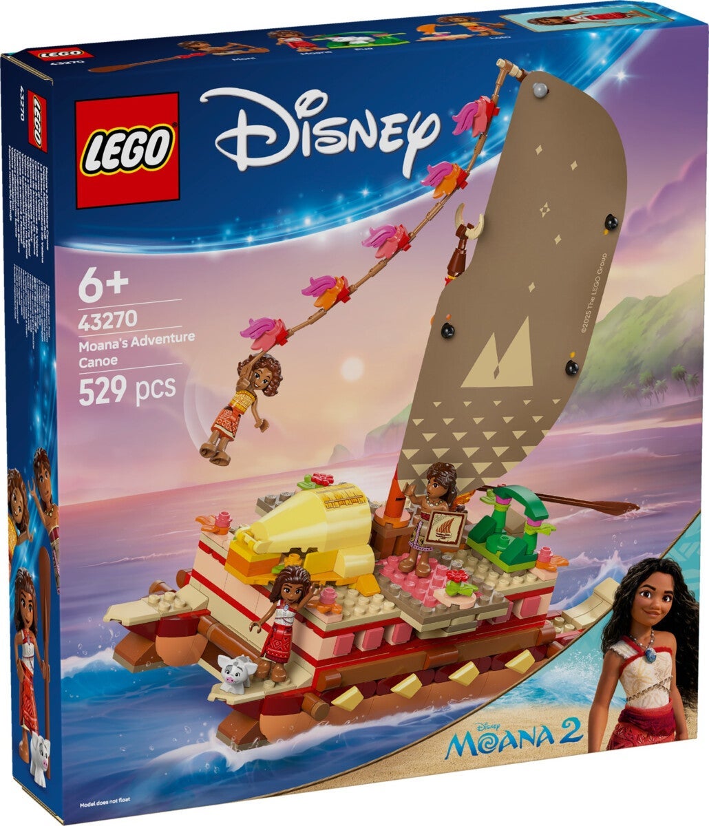 Lego Vaiana på kanoeventyr 43270