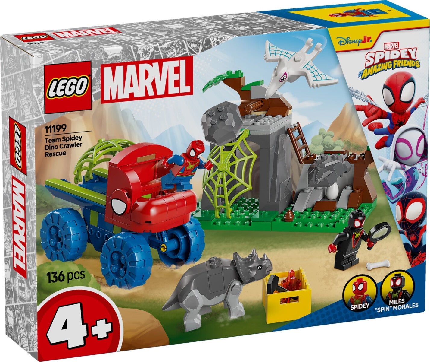 Lego Team Spidey: Dino-truck til unnsetning 11199