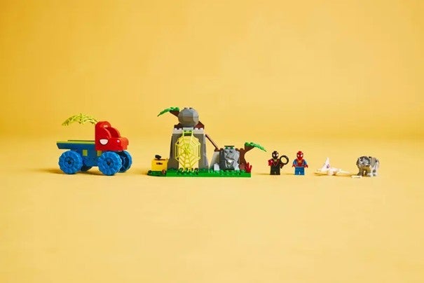 Lego Team Spidey: Dino-truck til unnsetning 11199