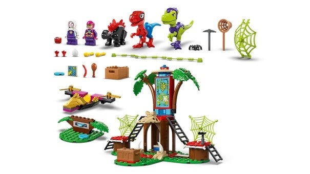 Lego Raptorkamp ved hovedkvarteret i treet 11200