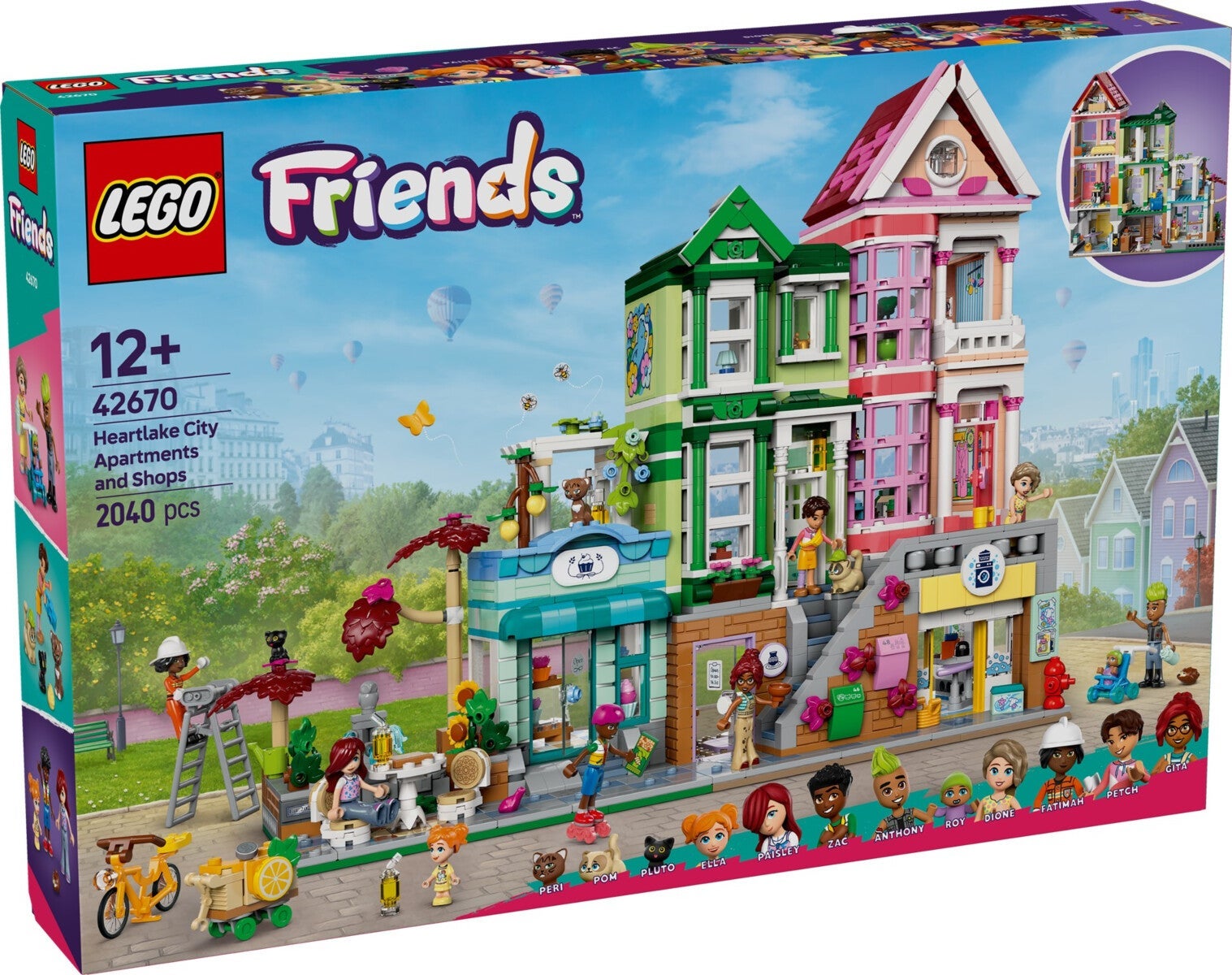 Lego Leiligheter & butikker i Heartlake City 42670