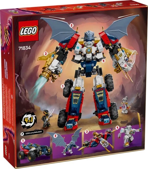Lego Zanes ultra-kombinasjonsrobot 71834