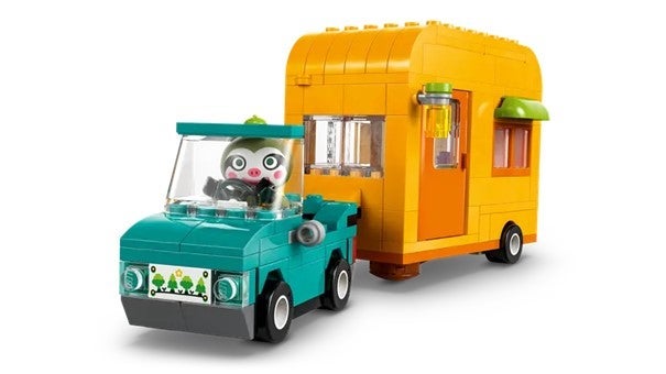 Lego Leif med campingvogn og hagebutikk 77054