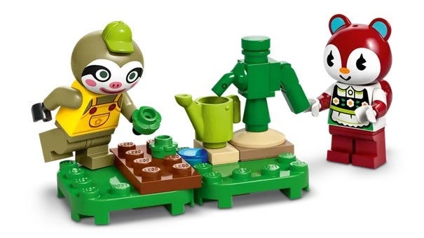 Lego Leif med campingvogn og hagebutikk 77054