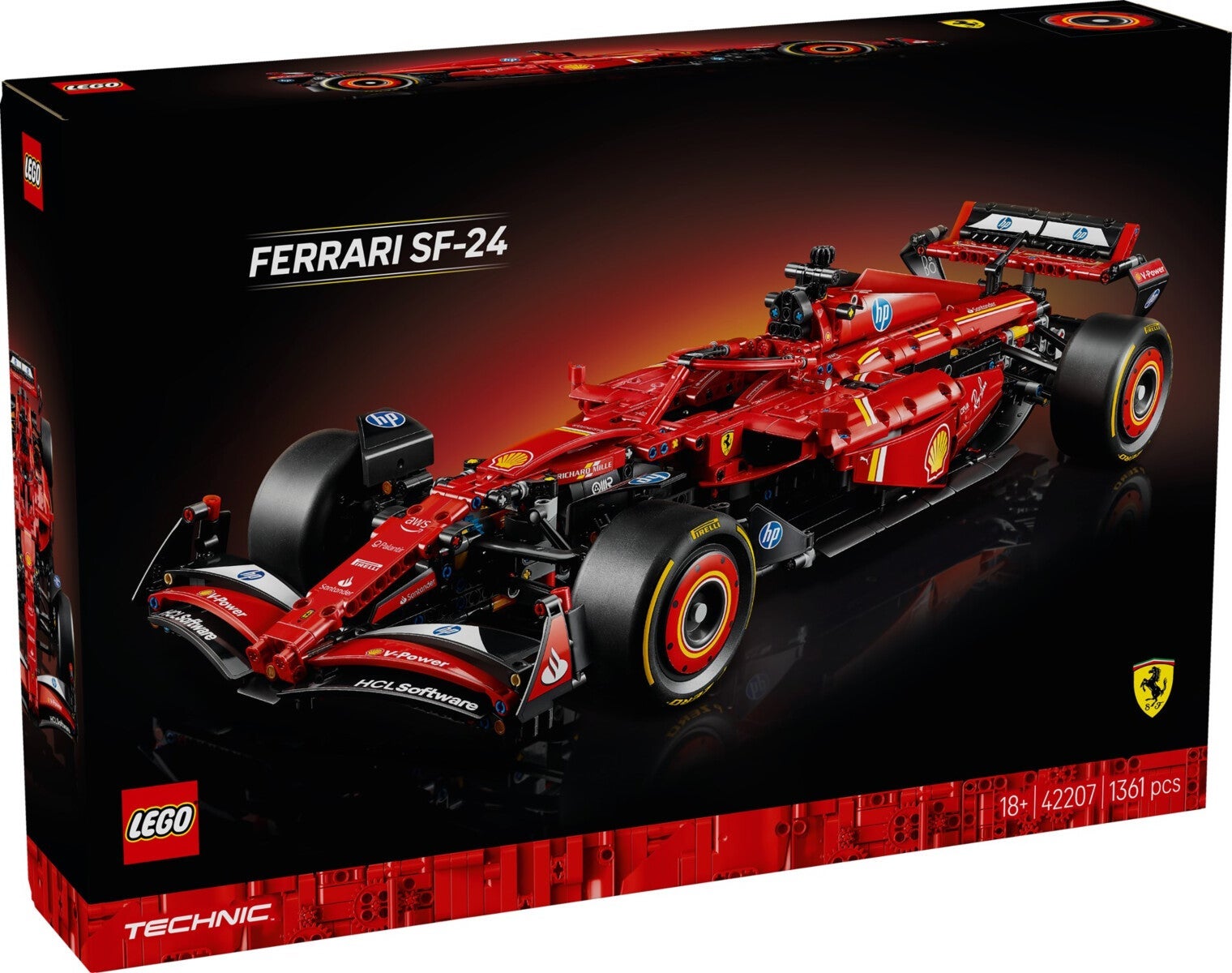 Lego Ferrari SF-24 F1-bil 42207