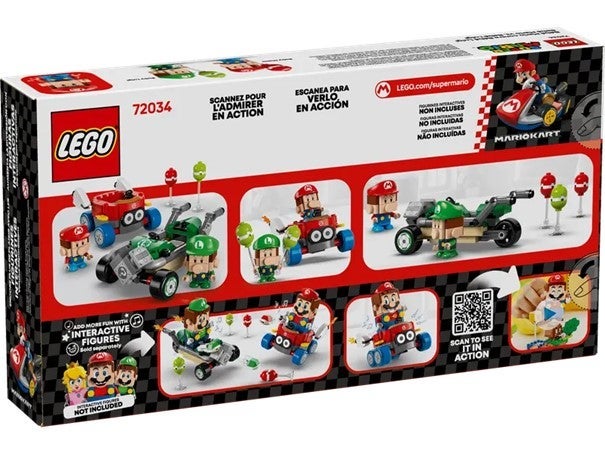 Lego Mario Kart - Baby Mario mot Baby Luigi 72034