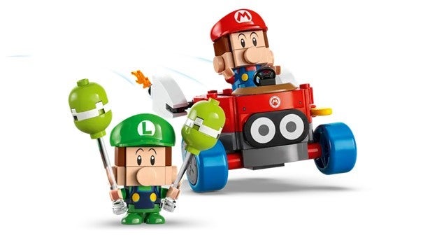 Lego Mario Kart - Baby Mario mot Baby Luigi 72034