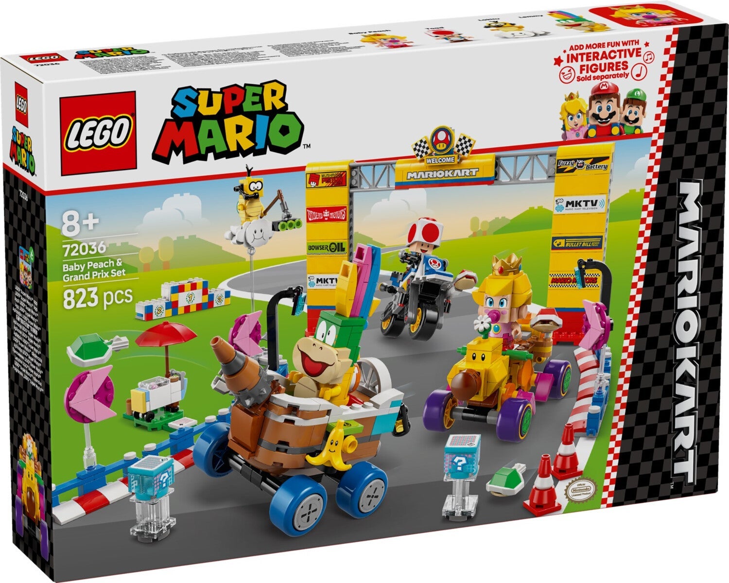 Lego Mario Kart - Baby Peach og Grand Prix 72036
