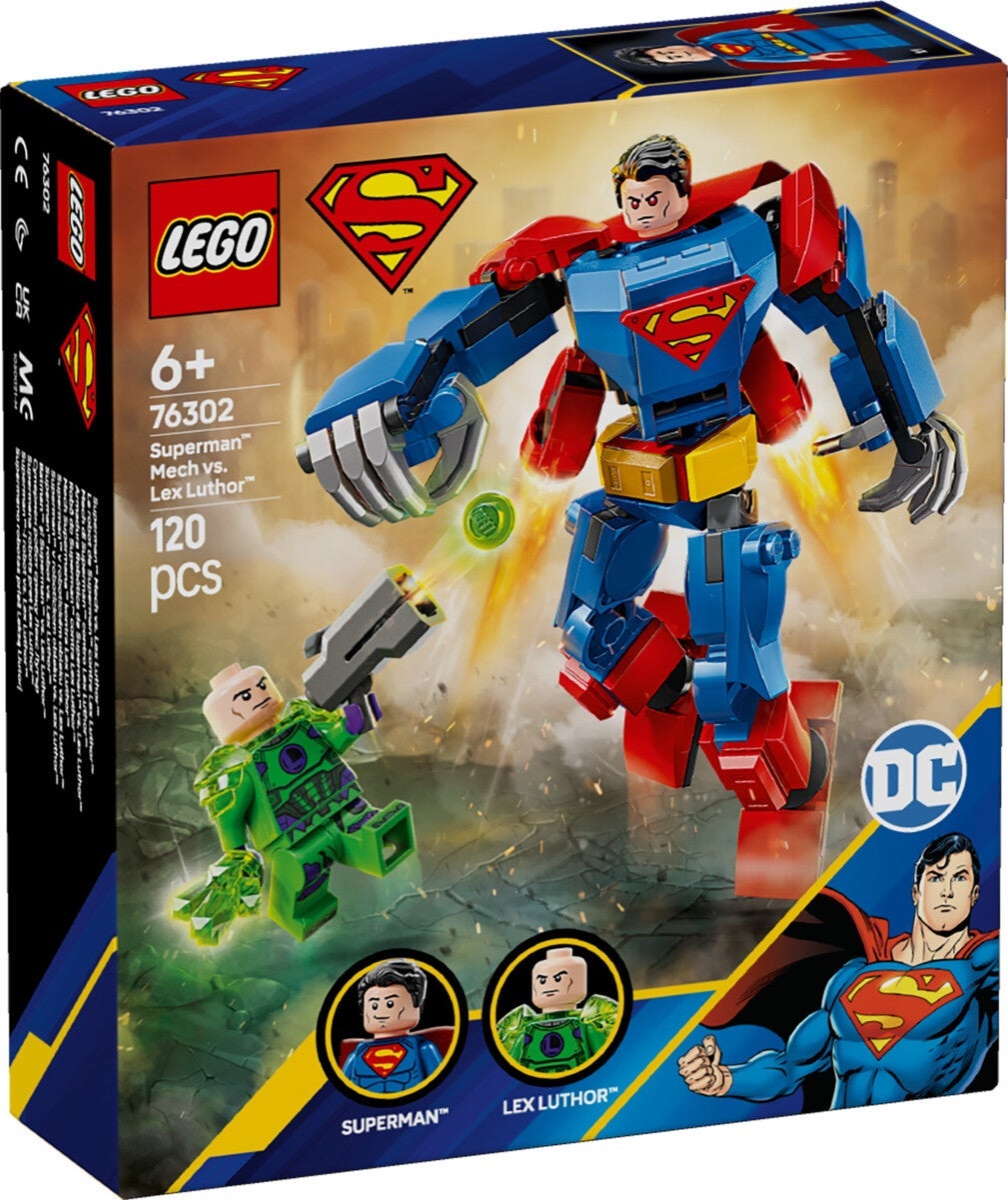Lego Superman-robot mot Lex Luthor 76302