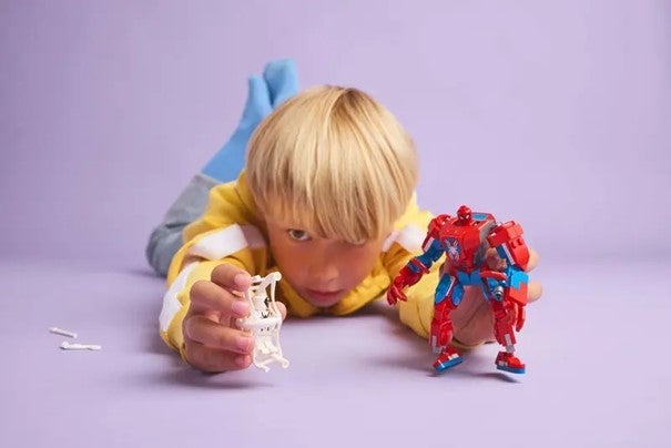 Lego Spider-Man-robot mot Anti-Venom 76308