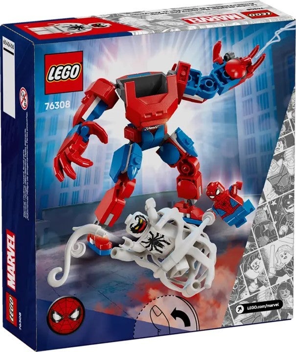 Lego Spider-Man-robot mot Anti-Venom 76308