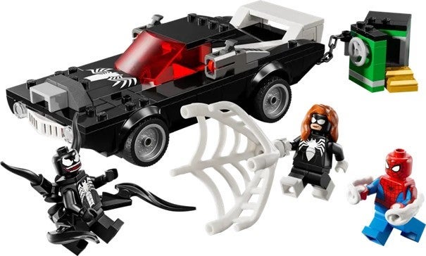 Lego Spider-Man mot Venom med muskelbil 76309