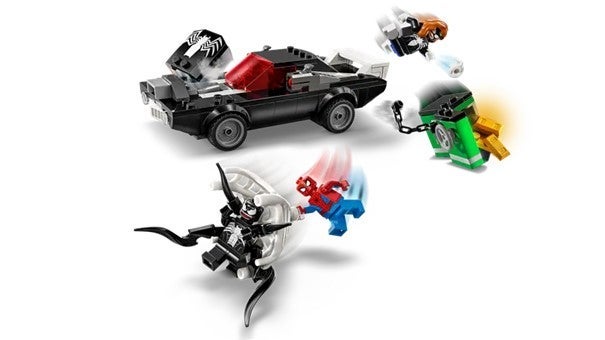 Lego Spider-Man mot Venom med muskelbil 76309