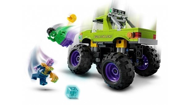 Lego Hulk-monstertruck mot Thanos 76312