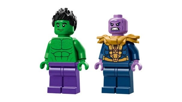 Lego Hulk-monstertruck mot Thanos 76312